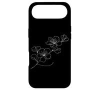 Custodia per iPhone Air Fiori di Ciliegio Arte Lineare Botanica