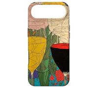 Custodia per iPhone Air Fiori e Calici di Vino Un Brindisi al Colore e alla Vita