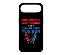 Custodia per iPhone Air Fire Works Technician If Me Run You Run 4th Of July