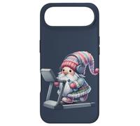 Custodia per iPhone Air Fitness Gnome On Treadmill Running Machine For Women And Gym