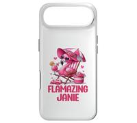 Custodia per iPhone Air Flamazing Janie Pink Flamingo Tropical Beach Trip Donna