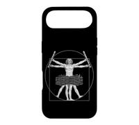 Custodia per iPhone Air Flauto dolce musicale Marching Band Da Vinci Clarinettista Vintage