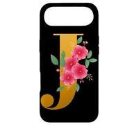 Custodia per iPhone Air Floral J Alphabet Cute Initial Monogram Letter J Graphic