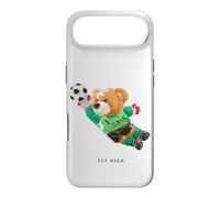 Custodia per iPhone Air Fly High, Save, Cool Teddy Bear Goal Keeper Playing Soccer