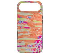 Custodia per iPhone Air Foglie di palma Hot Pink Orange Summer Vibes