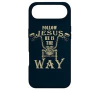 Custodia per iPhone Air Follow Jesus He is the Way Christian Motorcycle Gospel Biker