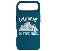 Custodia per iPhone Air Follow Me I Do Stupid Things Sci Polvere Divertente