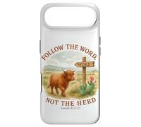 Custodia per iPhone Air Follow The Word Not The Herd Isaiah 8:11-13 Western Cow