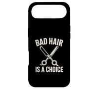 Custodia per iPhone Air Forbici da barbiere divertenti per stilista, i capelli cattivi sono una scelta