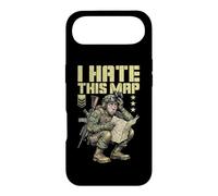 Custodia per iPhone Air FPS Gamer Funny I Hate This Map Lettore di videogiochi militare