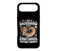 Custodia per iPhone Air Frase bassotto emotional support noodle simpatica