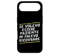 Custodia per iPhone Air Frasi "Se volessi essere paziente mi avesse ricoverato"
