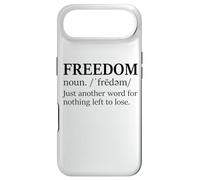 Custodia per iPhone Air Freedoms Just Another Word for Nothing Left to Lose Freedom