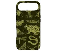 Custodia per iPhone Air Frog Mushroom Moth Vintage Biology Goblincore Aesthetic