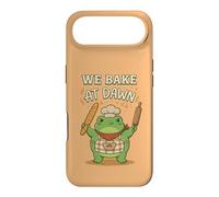 Custodia per iPhone Air Frog We Bake at Dawn Funny Baking Humor Meme 3