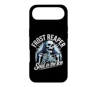 Custodia per iPhone Air Frost Reaper - Scheletro Gotico Blu Sunburst Morte Ghiaccio