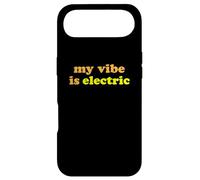 Custodia per iPhone Air Fun My Vibe is Electric Funny Gen Z Millennial Saying