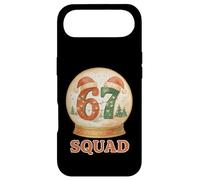 Custodia per iPhone Air Funny 67 Squad Pigiama natalizio Six Seven Snow Globe Meme