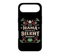 Custodia per iPhone Air Funny All Mama Wants is a Silent Night Xmas Carol Womens