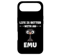 Custodia per iPhone Air Funny animals Emus bird quote life is better with an emu