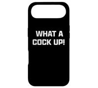 Custodia per iPhone Air Funny British Slang What A Cock Up