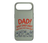 Custodia per iPhone Air Funny Cat Dad Yelling Cats Father's Day