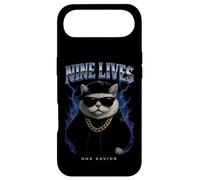 Custodia per iPhone Air Funny Cat Nine Lives Overload Graphic Kitten Lover