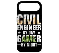 Custodia per iPhone Air Funny Civil Engineer By Day Gamer By Night Engineering