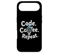 Custodia per iPhone Air Funny Code Coffee Repeat Programmer Skeleton Hand Design