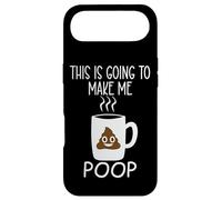 Custodia per iPhone Air Funny Coffee Mug This is Going to Make Me Poop Cup of Coffee