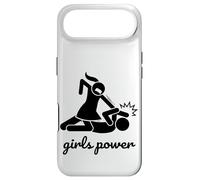 Custodia per iPhone Air Funny Cool Figures Stick Cartoon Fight, Girl Power Graphic