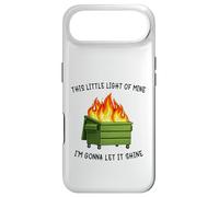 Custodia per iPhone Air Funny Dumpster Fire Meme Light of Mine Let it Shine Humor