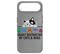 Custodia per iPhone Air Funny Entomologist Saying Easily Distracted by Cats and Bugs