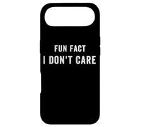 Custodia per iPhone Air Funny Fact I Don'T Care, Funny Saying Sarcastic Attitude