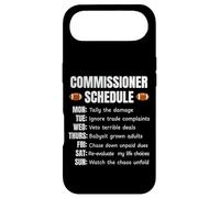Custodia per iPhone Air Funny Fantasy Football Commissioner Schedule Draft Day