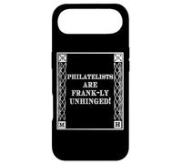 Custodia per iPhone Air Funny Frank-ly Unhinged Pun Stamp Collecting Collector