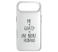 Custodia per iPhone Air funny goat me and goats One Broke husband