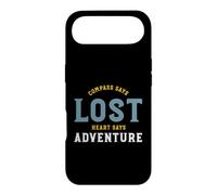 Custodia per iPhone Air Funny Hiking Compass dice che il cuore perduto dice avventura