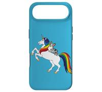 Custodia per iPhone Air Funny Kawaii Kids Unicorn Cardigan Blue Merle Corgi Lover