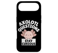 Custodia per iPhone Air Funny Kids Axolotl Questions Stay Curious