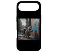 Custodia per iPhone Air Funny Meme Six Seven 67 6 7 Raccoon Spraying 6-7