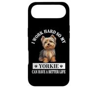 Custodia per iPhone Air Funny Mens & Womens Cute Work Hard Better Life Yorkie Lover