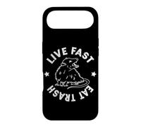 Custodia per iPhone Air Funny Mens Womens Meme Live Fast Eat Trash Possum Lover