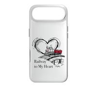 Custodia per iPhone Air Funny Model Railroad Pun Railway fino al mio cuore