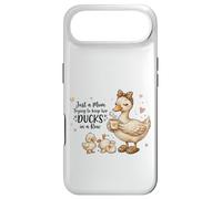Custodia per iPhone Air Funny Mom Just a Mom Trying to Keep Her Ducks Humor