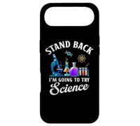 Custodia per iPhone Air Funny Physic Chemistry Stand back I'm going to try science