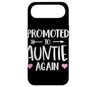 Custodia per iPhone Air Funny Promoted To Auntie Again Pregnancy Announcement Aunt