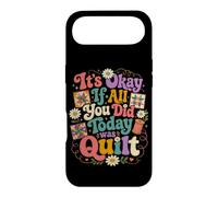Custodia per iPhone Air Funny Quilt Crafter Citazione It's Okay If All You Did Today was