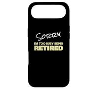 Custodia per iPhone Air Funny Retired Sorry I'm Too Busy Being Retired