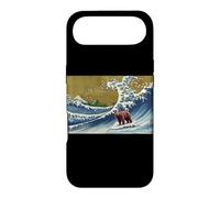 Custodia per iPhone Air Funny Retro Vintage Surfing A Great Wave Grizzly Bear Lover